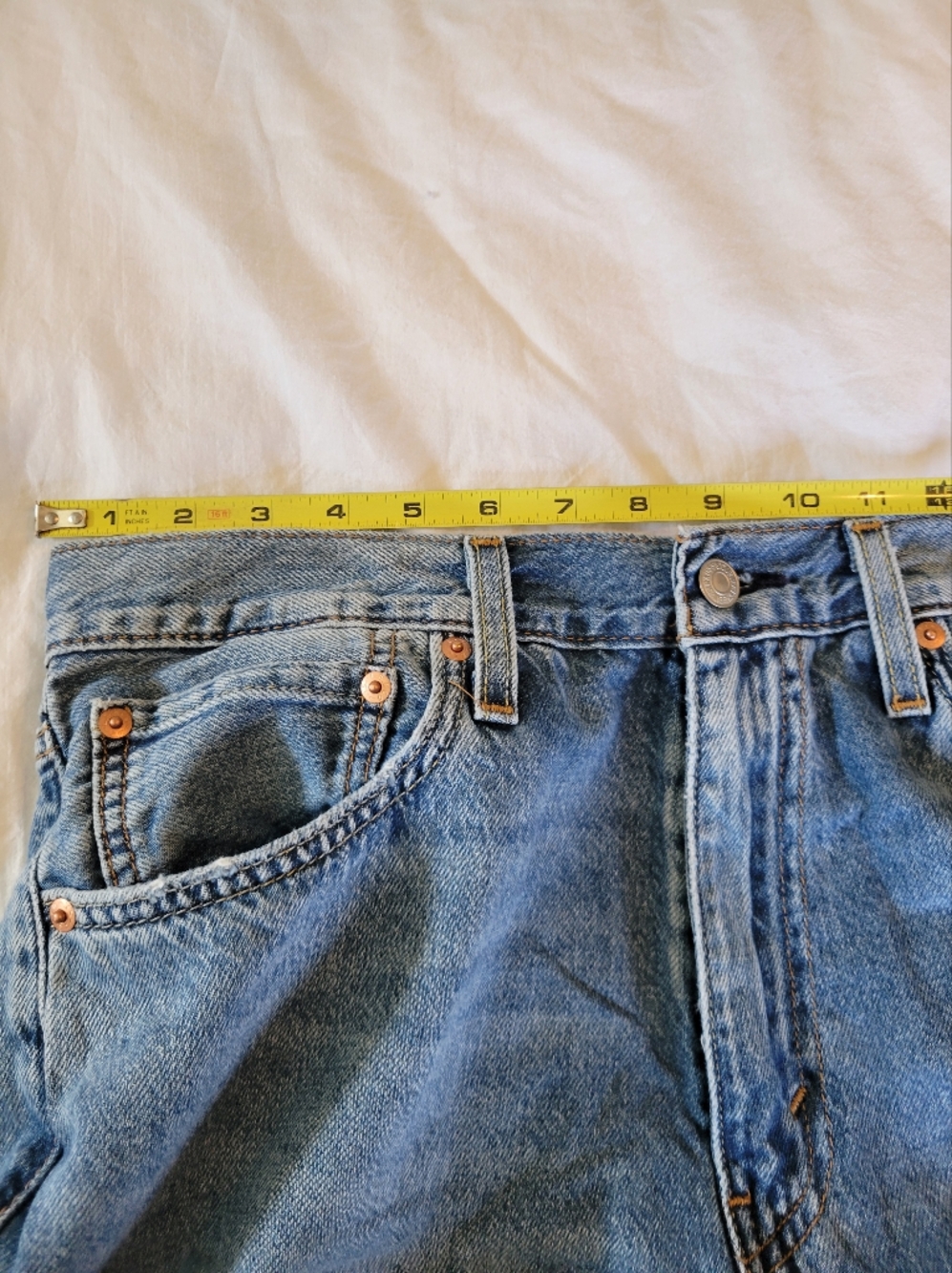 Levi’s 555 Relaxed Straight Jeans Men’s W32 L30 Medium Wash Classic Denim - Picture 11 of 13